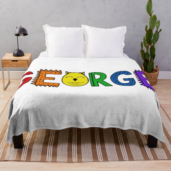 Item preview, Name design George boy cute animals rainbow designed and sold by incurablehippie.