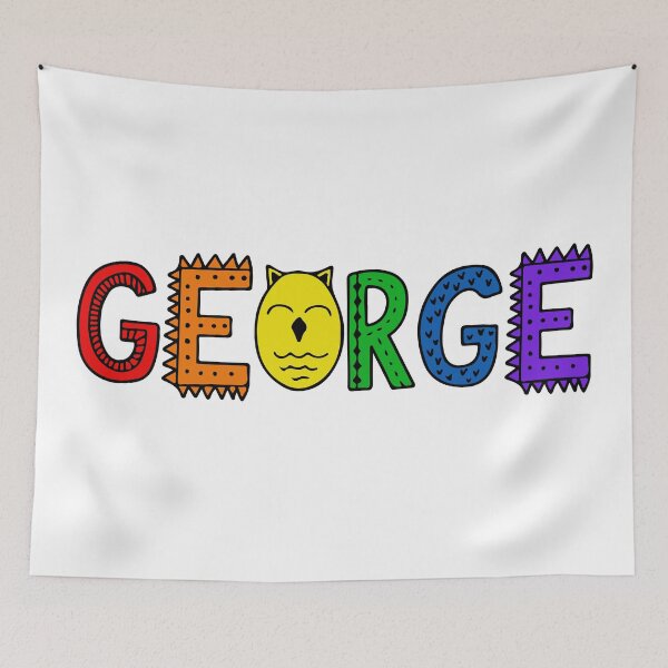 Item preview, Name design George boy cute animals rainbow designed and sold by incurablehippie.