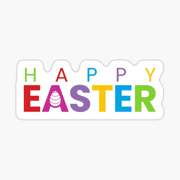 Item preview, Happy Easter colorful design designed and sold by YourChoiceArt.