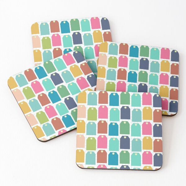 Item preview, Colorful Tags Pattern designed and sold by kapotka.