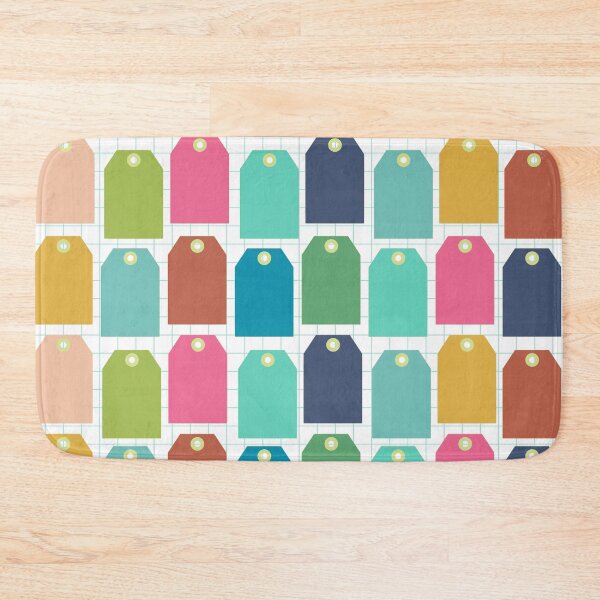 Item preview, Colorful Tags Pattern designed and sold by kapotka.