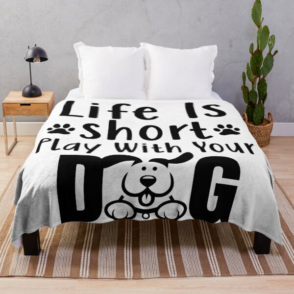 Item preview, Life is short, play with your dog designed and sold by Concept-Hub.