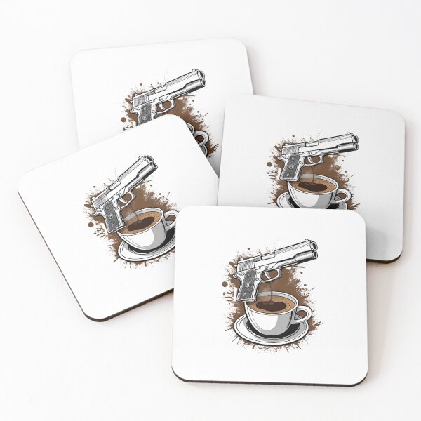 Item preview, I Love Guns And Coffee designed and sold by Clouth Clothing  ⭐⭐⭐⭐⭐.