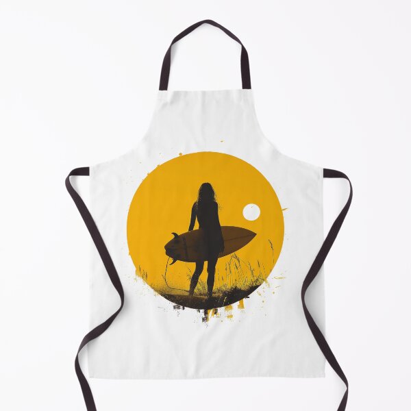 Item preview, Surfer femaie with sun designed and sold by Classic CG295.