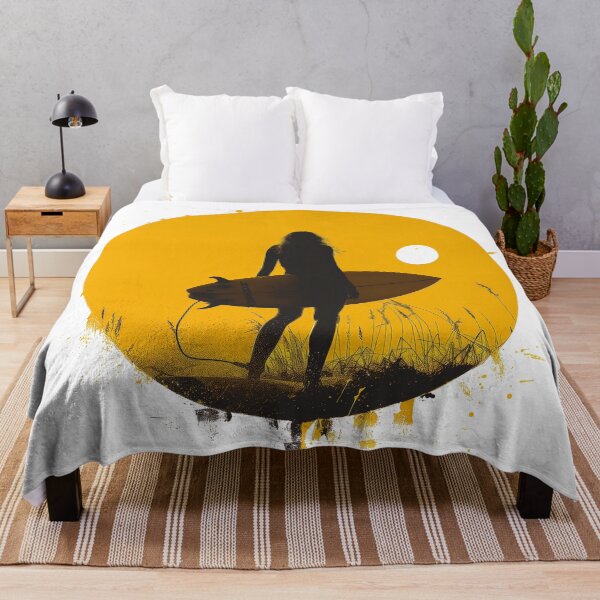 Item preview, Surfer femaie with sun designed and sold by Classic CG295.