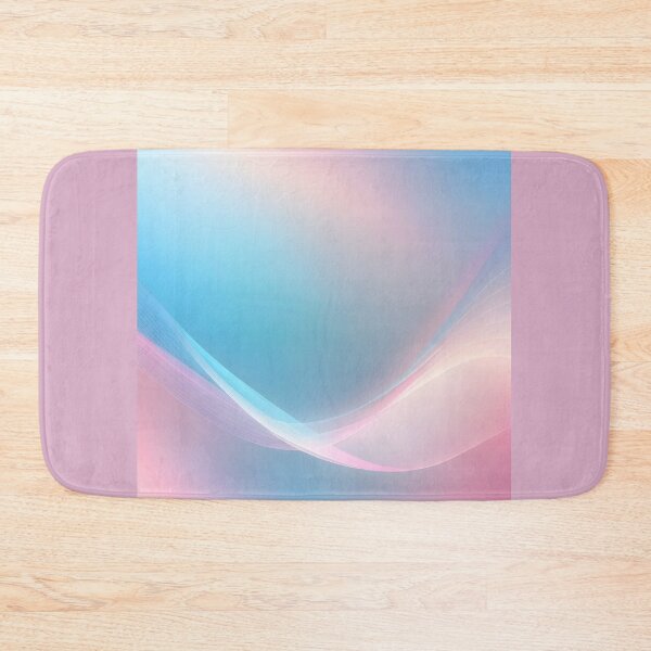 Item preview, Minimalistic abstract blurred background of light blue and pink colors in pastel gentle shades. Shining light through a thin weave flying in the wind. designed and sold by Super-Fox.