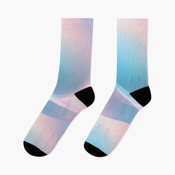 Item preview, Minimalistic abstract blurred background of light blue and pink colors in pastel gentle shades. Shining light through a thin weave flying in the wind. designed and sold by Super-Fox.