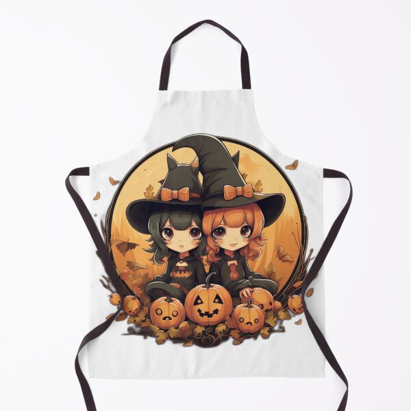 Item preview, Two Little Cute Witches In Black Outfits designed and sold by BandA-Merch.