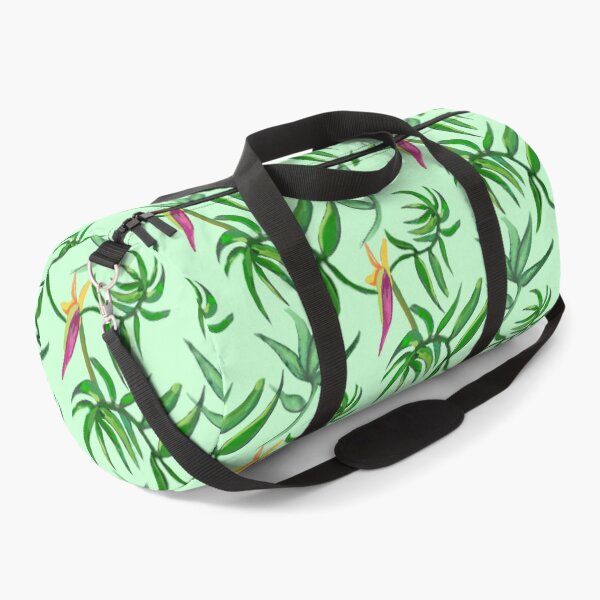Item preview, Tropical leaves and birds of paradise in watercolour  designed and sold by LisbethSalter.