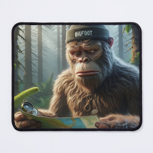 Item preview, Fun Image of Bigfoot Lost in the Forest designed and sold by Crypto Tography.