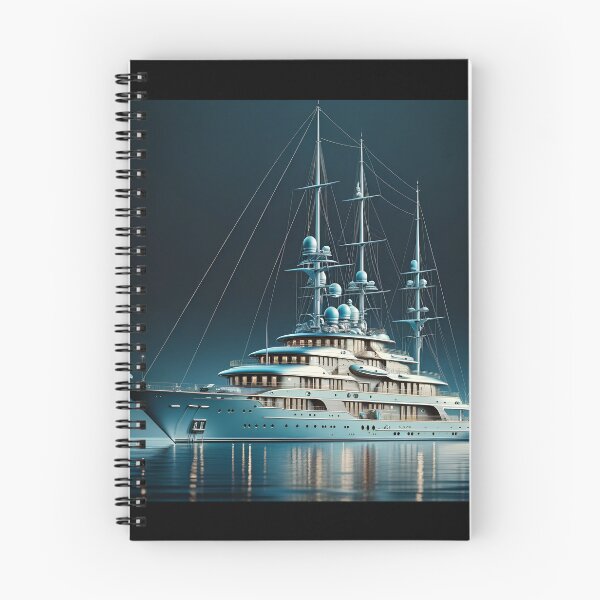 Item preview, Opulent Yacht Sky Blue Tranquil Historical designed and sold by ByDigitalDream.