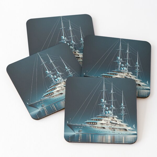 Item preview, Opulent Yacht Sky Blue Tranquil Historical designed and sold by ByDigitalDream.