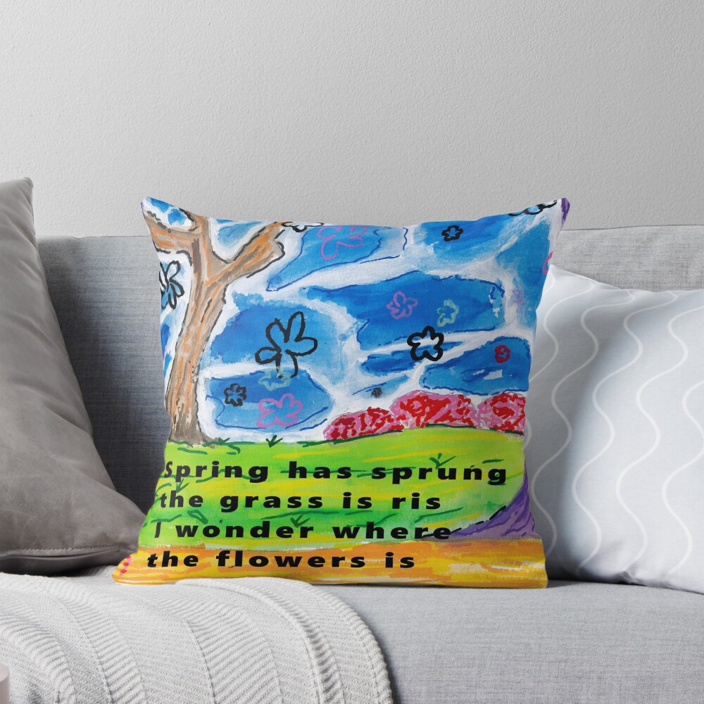 Item preview, Throw Pillow designed and sold by misfitcane.