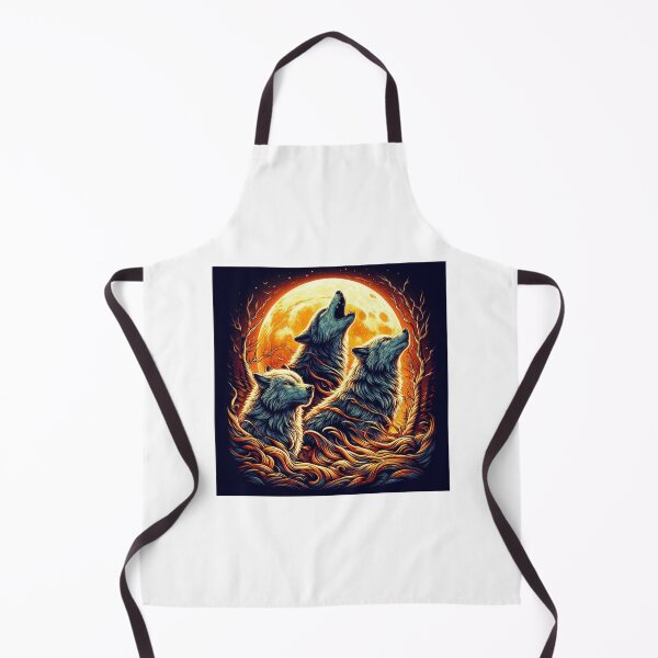 Item preview, Howling Wolves Moonlit Night designed and sold by SpendieSellers.