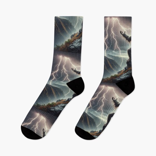 Artikelvorschau, „Thunder“ – Bigfoot / Sasquatch Originalkunstwerk entworfen und verkauft von Crypto Tography.