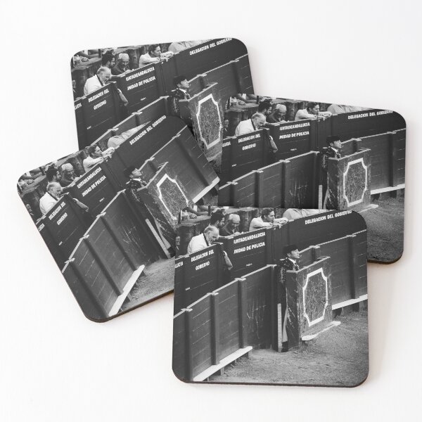 Item preview, Maestranza Safe Back Here Black and White Vertical designed and sold by eddiebarronshop.