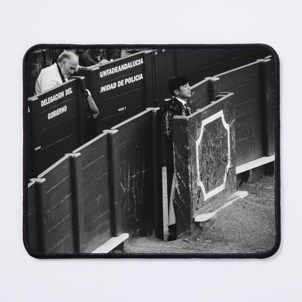 Item preview, Maestranza Safe Back Here Black and White Vertical designed and sold by eddiebarronshop.
