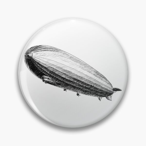 Item preview, Historical Zeppelin airship sketch designed and sold by Szkicerka.