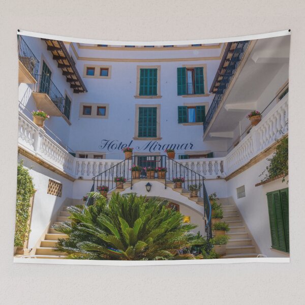 Item preview, Puerto Pollensa Mallorca Hotel Miramar designed and sold by GG WALL ART.