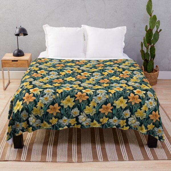 Item preview, Spring Flowers Pattern | Blossom pattern | Daffodills pattern designed and sold by PakoArtStudio.