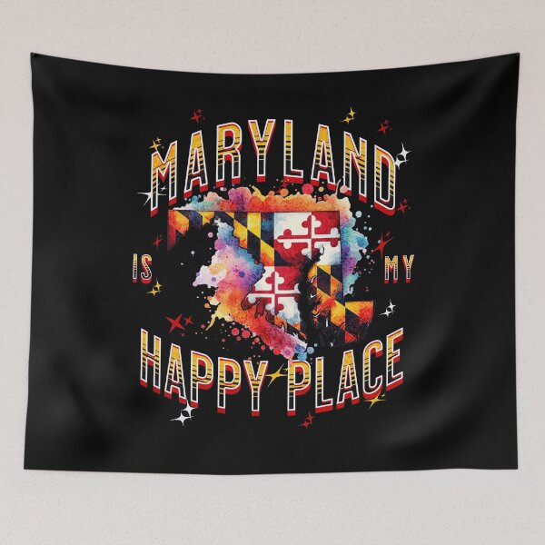 Item preview, Maryland is my Happy Place designed and sold by Vindbult.