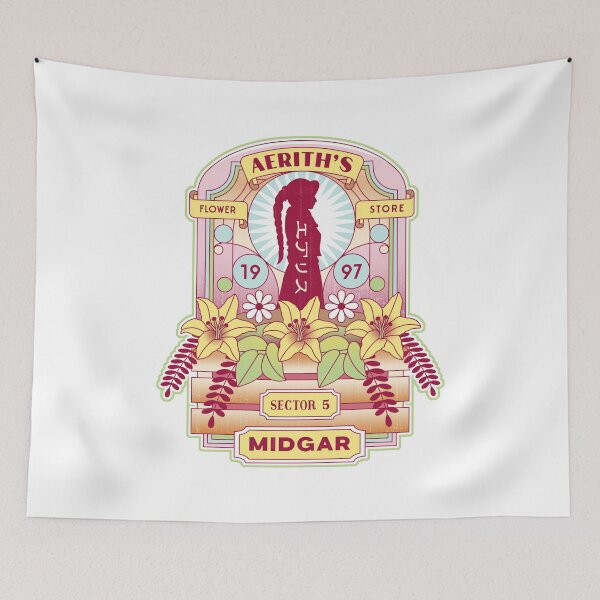 Item preview, Aerith Flower Store Emblem designed and sold by Lagelantee.