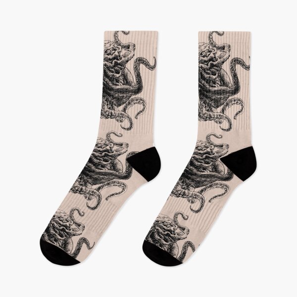 Item preview, Octopus monster Kraken sketch designed and sold by Szkicerka.