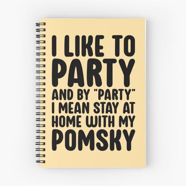Item preview, I Like To Party Funny Pomsky Dog designed and sold by kamrankhan.