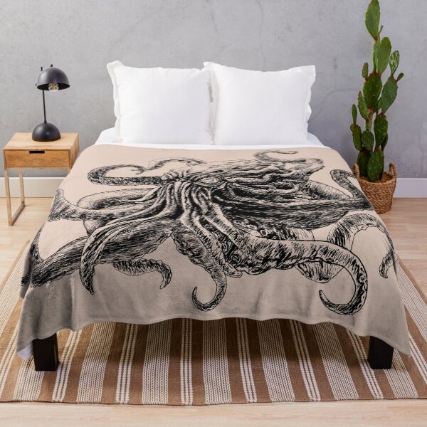 Item preview, Octopus monster Kraken sketch designed and sold by Szkicerka.