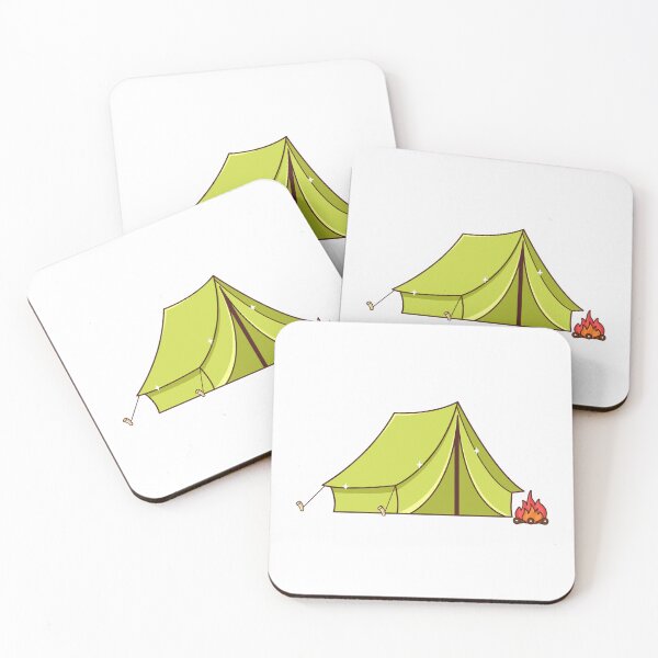 Item preview, Camping Tent and Bonfire designed and sold by Andi Abaya.