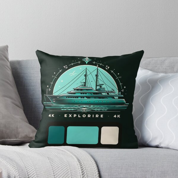 Item preview, Serenity Voyage: Teal Yacht Exploration Theme designed and sold by ByDigitalDream.
