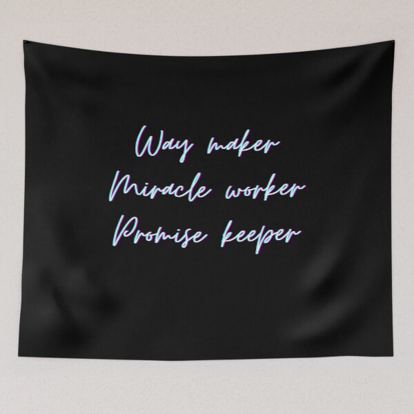 Item preview, Way Maker Miracle Worker Promise Keeper Jesus Gifts designed and sold by Laugh-Lines.