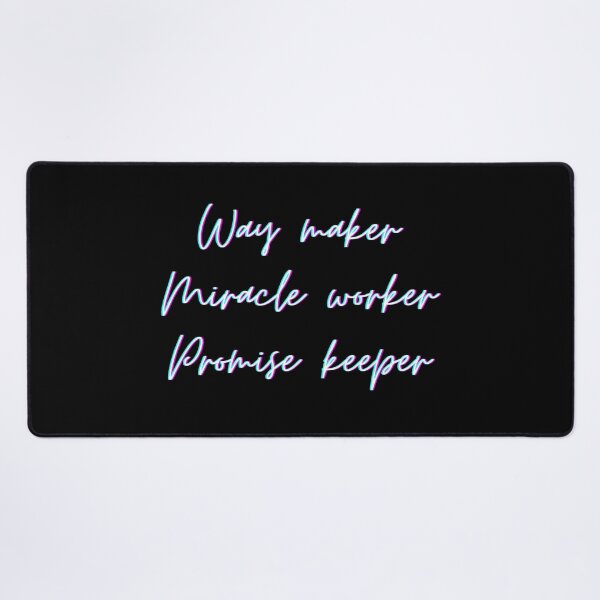 Item preview, Way Maker Miracle Worker Promise Keeper Jesus Gifts designed and sold by Laugh-Lines.