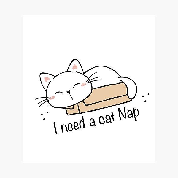 Item preview, I need a cat nap designed and sold by Creavodesigns.