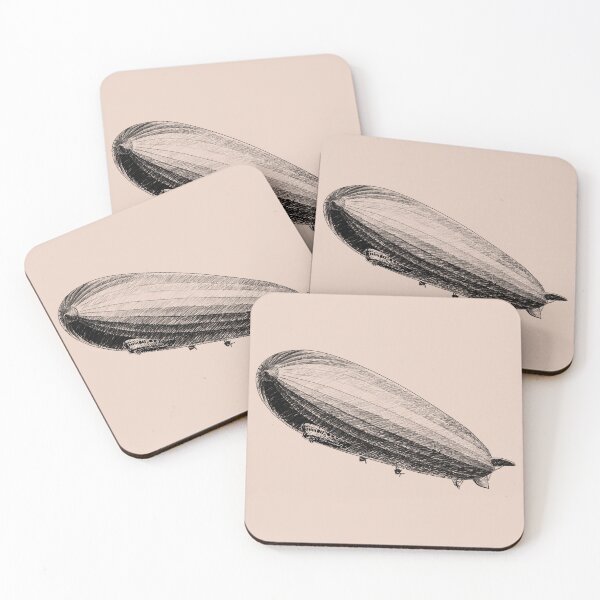 Item preview, Historical Zeppelin airship blimp sketch designed and sold by Szkicerka.