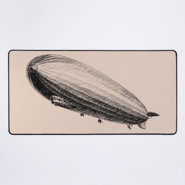 Item preview, Historical Zeppelin airship blimp sketch designed and sold by Szkicerka.