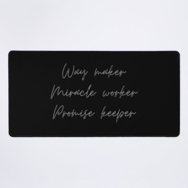 Item preview, Way Maker Miracle Worker Promise Keeper Jesus Gifts designed and sold by Laugh-Lines.