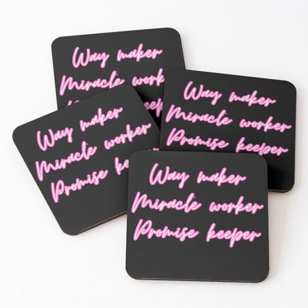 Item preview, Way Maker Miracle Worker Promise Keeper Jesus Gifts designed and sold by Laugh-Lines.