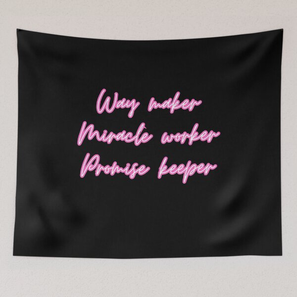 Item preview, Way Maker Miracle Worker Promise Keeper Jesus Gifts designed and sold by Laugh-Lines.