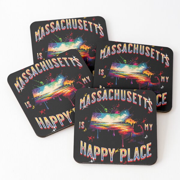 Item preview, Massachusetts is my Happy Place designed and sold by Vindbult.