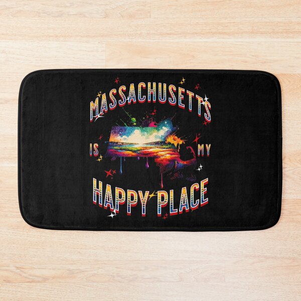 Item preview, Massachusetts is my Happy Place designed and sold by Vindbult.