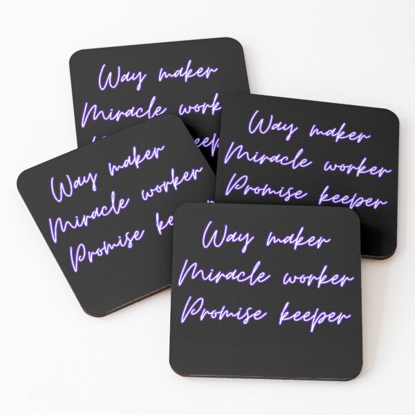 Item preview, Way Maker Miracle Worker Promise Keeper Jesus Gifts designed and sold by Laugh-Lines.