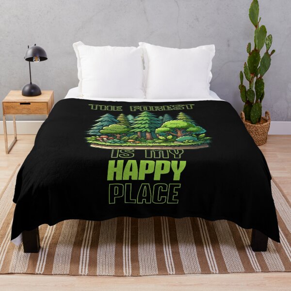 Item preview, The Forest Is My Happy Place designed and sold by RockBeeDesigns.