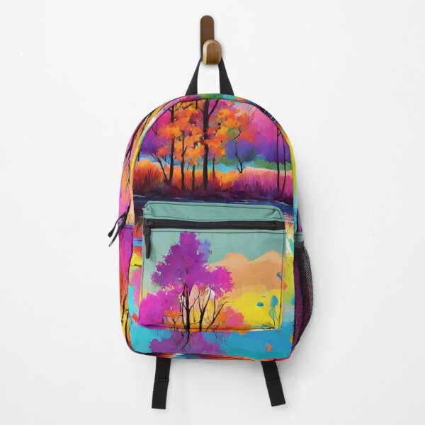 Item preview, Colorful lake painting designed and sold by MyCraftForYOU.