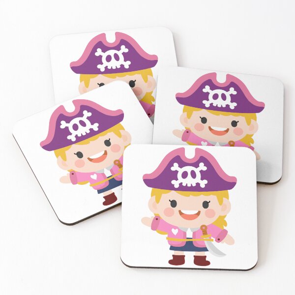 Item preview, Cute kid pirate captain, little girl wearing a costume of a pirate. designed and sold by NoeySmiley55.