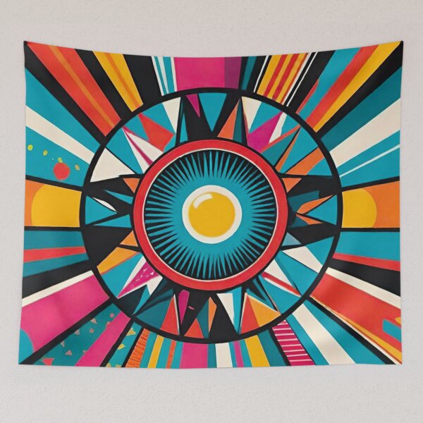 Item preview, Sunny-Side Up Delight: Fried Egg Pattern designed and sold by GrizzlyCollective.