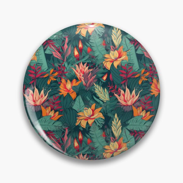 Item preview, Wild Flowers Pattern | Blossom pattern | Tropical pattern designed and sold by PakoArtStudio.