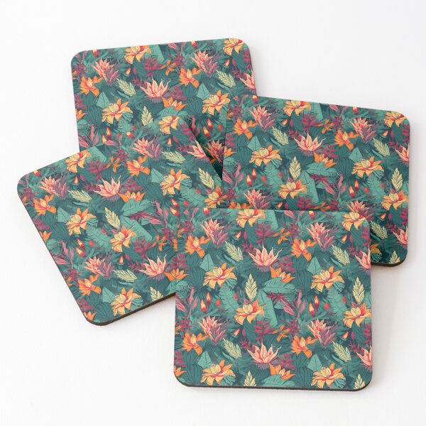 Item preview, Wild Flowers Pattern | Blossom pattern | Tropical pattern designed and sold by PakoArtStudio.