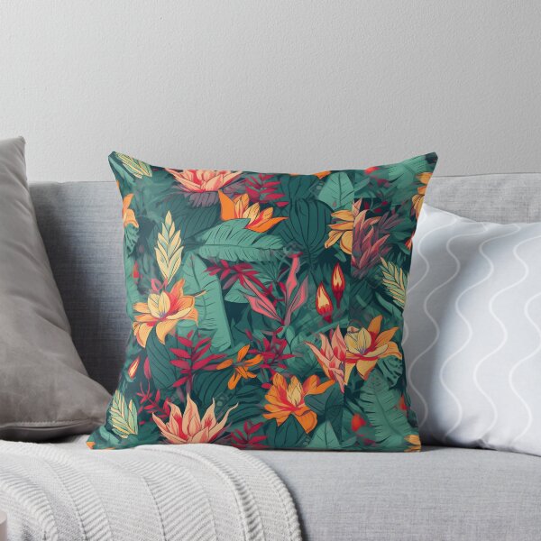 Item preview, Wild Flowers Pattern | Blossom pattern | Tropical pattern designed and sold by PakoArtStudio.