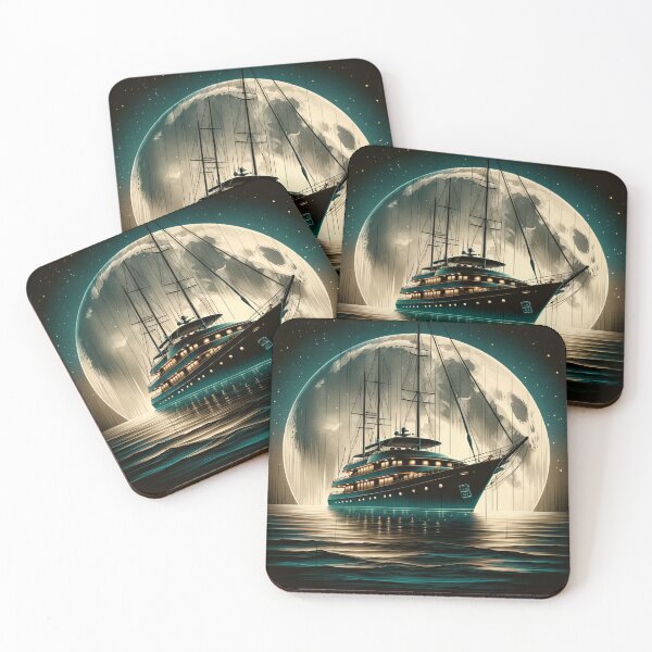 Item preview, Dawn Serenity: Timeless Teal Yacht Rustic designed and sold by ByDigitalDream.
